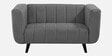 Kiki Fabric 2 Seater Sofa in Graphite Grey Colour