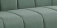 Kiki Fabric 3 Seater Sofa in Sapling Green Colour