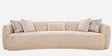 Kingman Fabric 4 Seater Sofa In Tavis Sand Colour