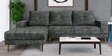 Kitson RHS Sectional Sofa In Textured Grey Colour