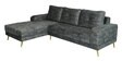Kitson RHS Sectional Sofa In Textured Grey Colour
