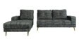 Kitson RHS Sectional Sofa In Textured Grey Colour