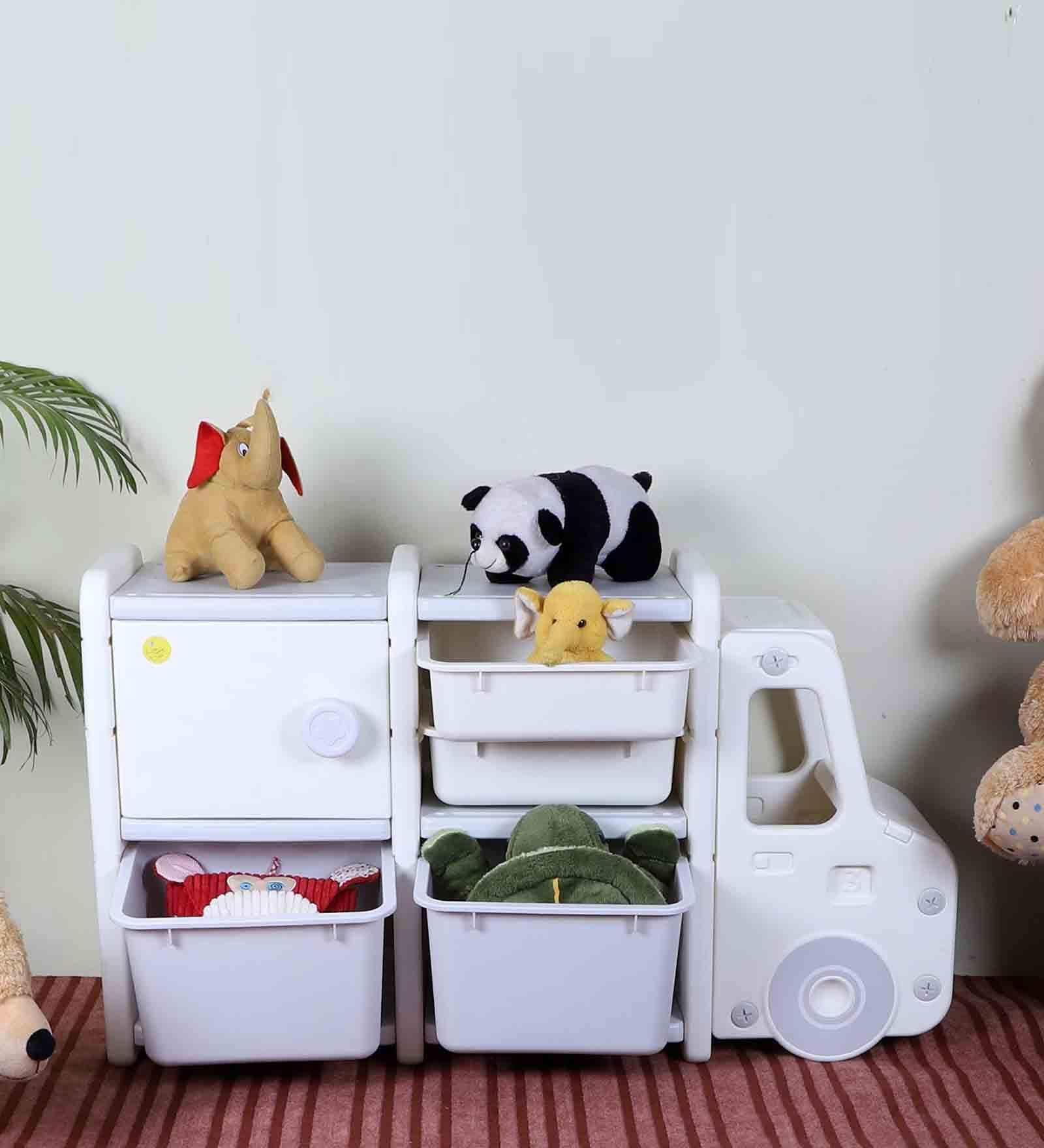 Buy Vehicle Plastic Toy Organizer in White Colour at 20 OFF by The
