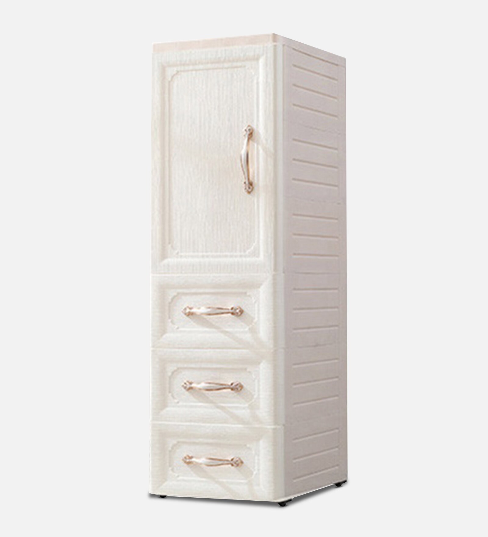 Bologna Plastic Kids 1 Door Wardrobe in Beige Colour Bologna Plastic Kids 1 Door Wardrobe in Beige Colour