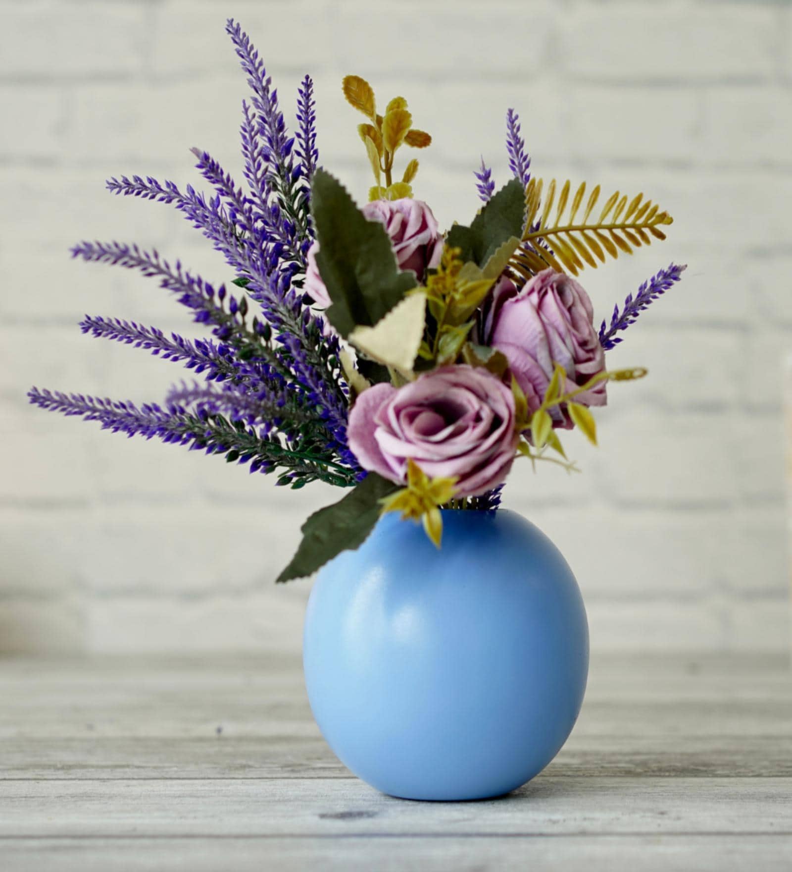 Kiera Blue Iron Vase