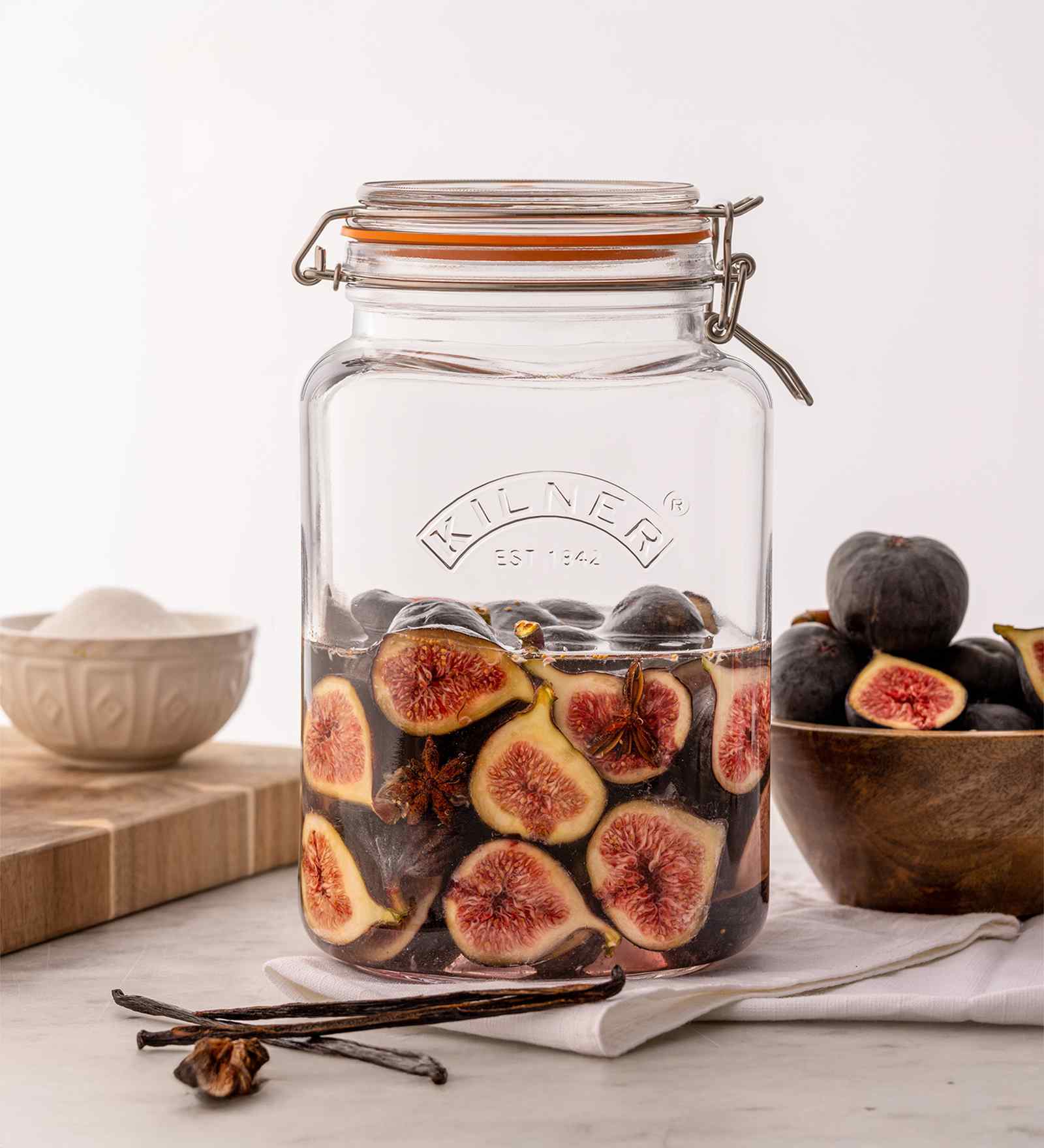 Clip Top Square Jar 3 Litre