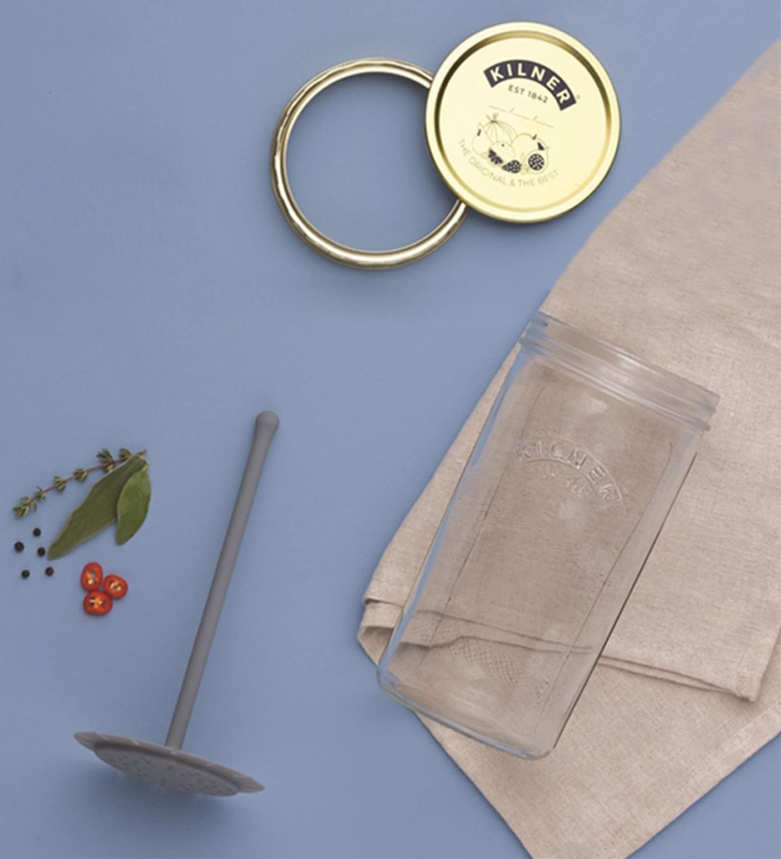 Pickle Jar with Lifter 1 Litre