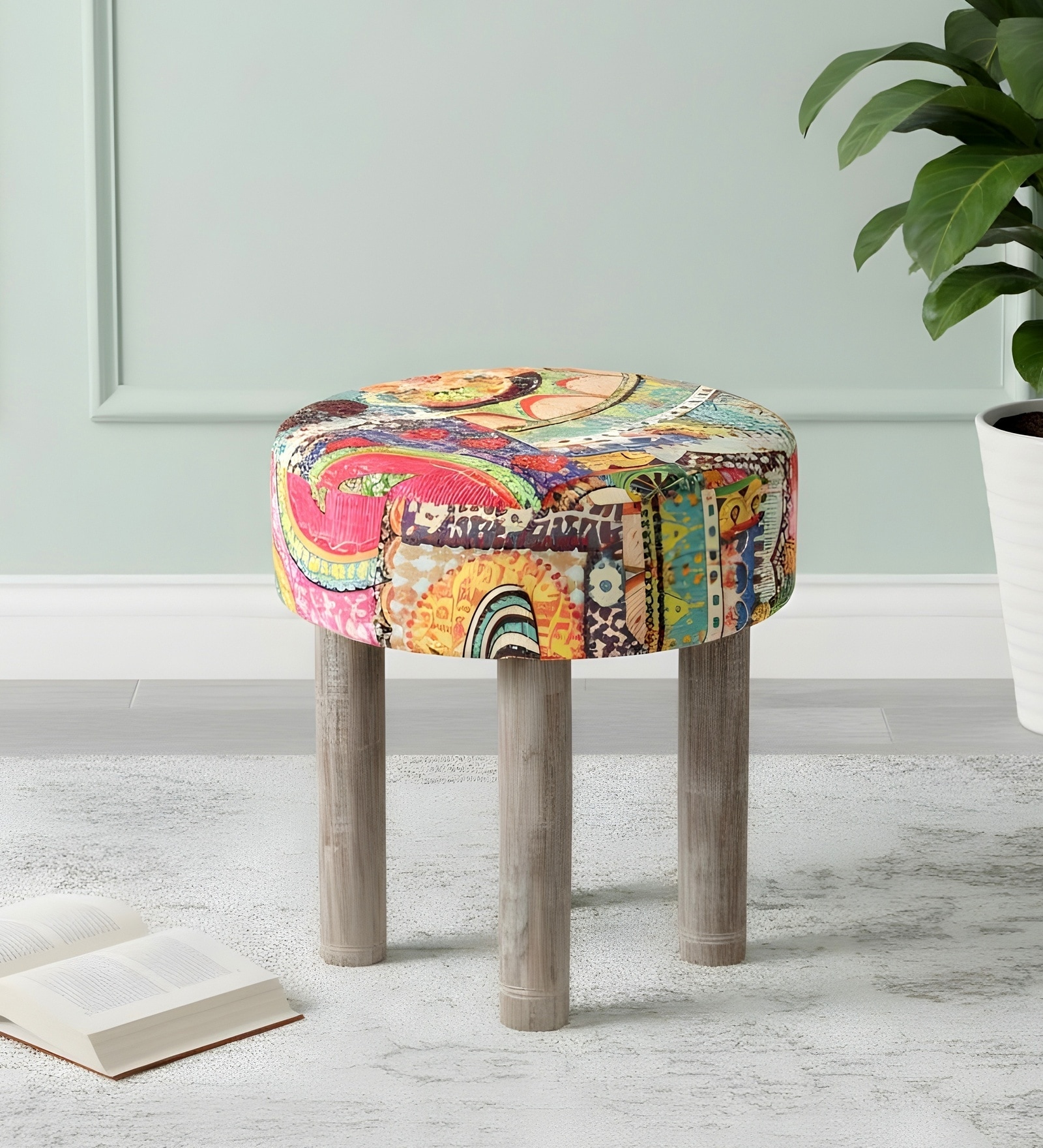 Kingsville Stool In Multicolour