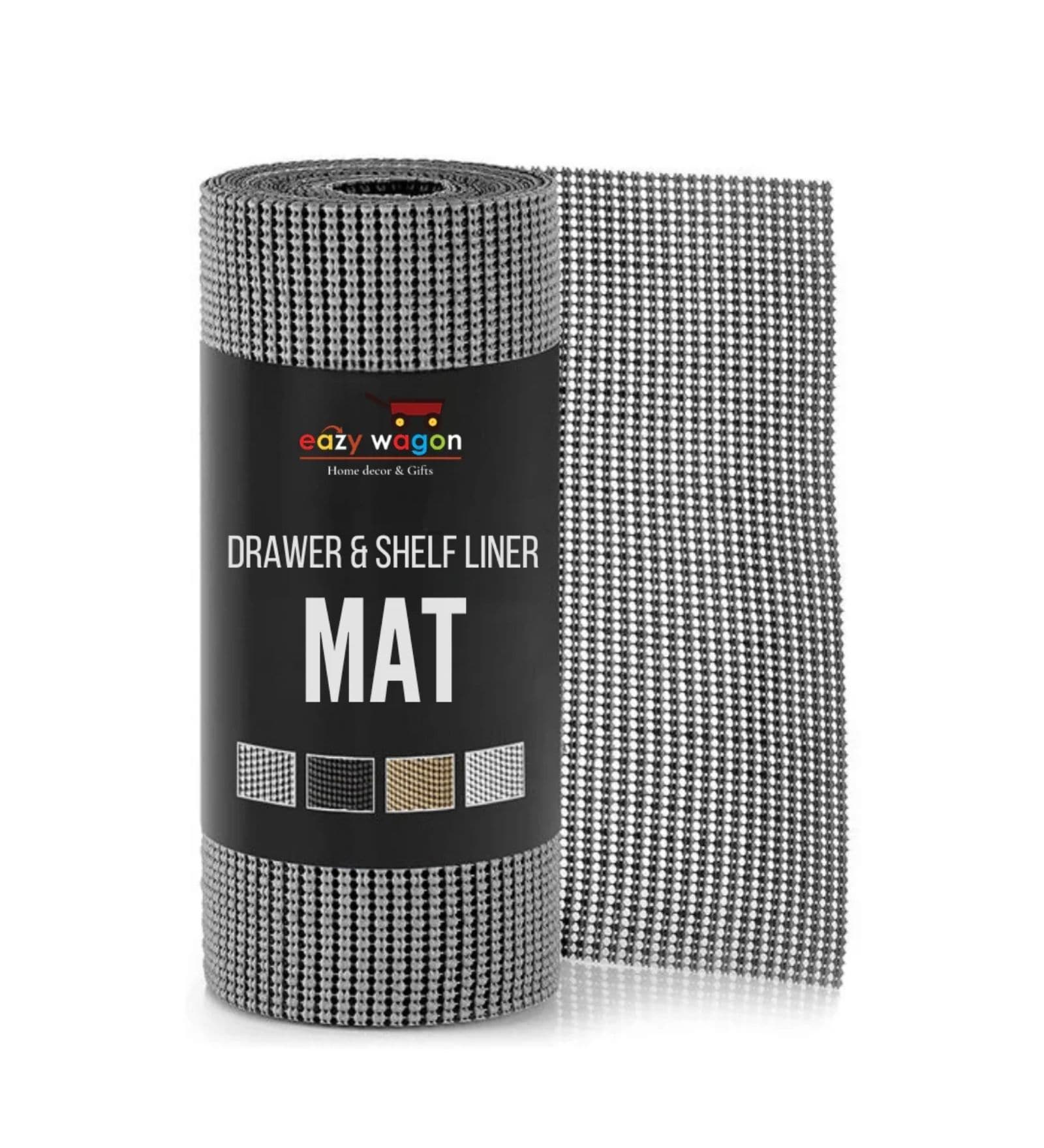 Kitchen Shelf Liner Mat Grey