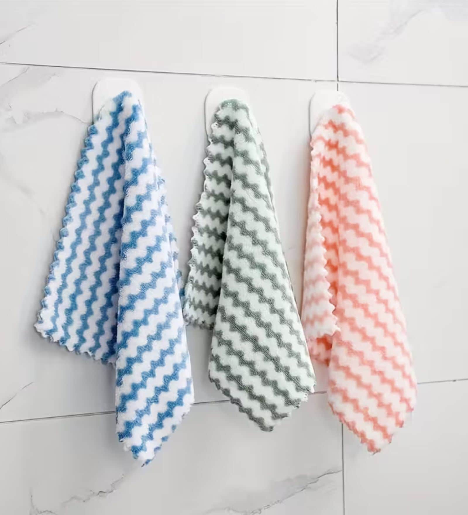 Assorted (Pack of 3) Reusable Water Absorbent Multipurpose Hand Towels