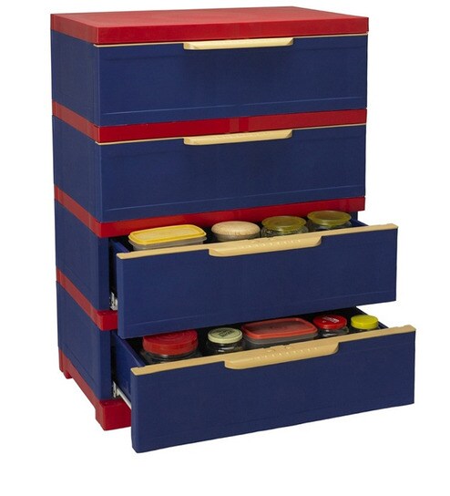Buy Kids Freedom Chester 14 With Four Drawers In Pepsi Blue And