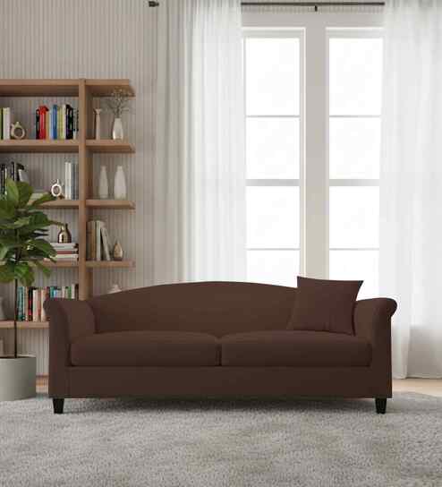 Kimber Fabric 3 Seater Sofa in Sage Green By Febonic