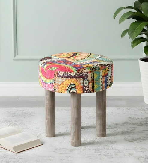 Kingsville Stool In Multicolour
