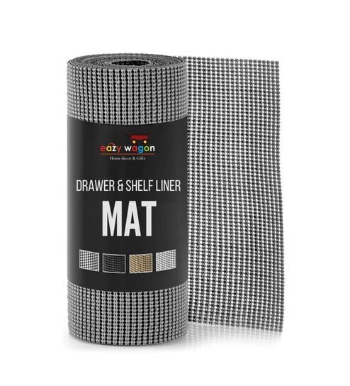 Kitchen Shelf Liner Mat Grey