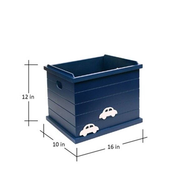 Buy Flyfrog Kids Dark Blue Toy Storage Open Box Online Plastic Storage Boxes Plastic Storage