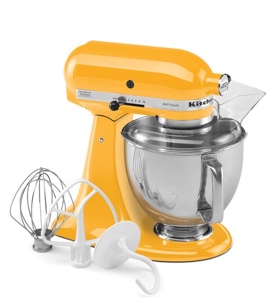 kitchenaid stand mixer yellow