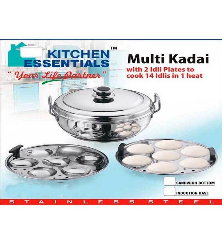 Buy Kitchen Essentials Stainless Steel Idli Maker 27 CM Online