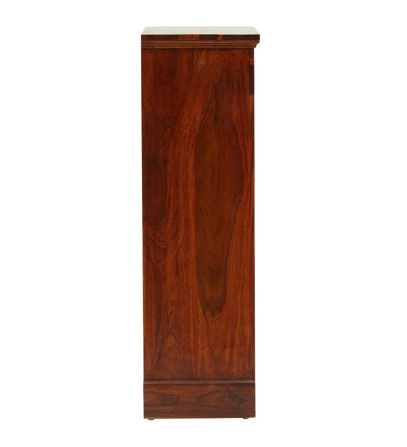 Buy Kirati Solid Wood Book Shelf In Honey Oak Finish By Mudramark Online Traditional Book