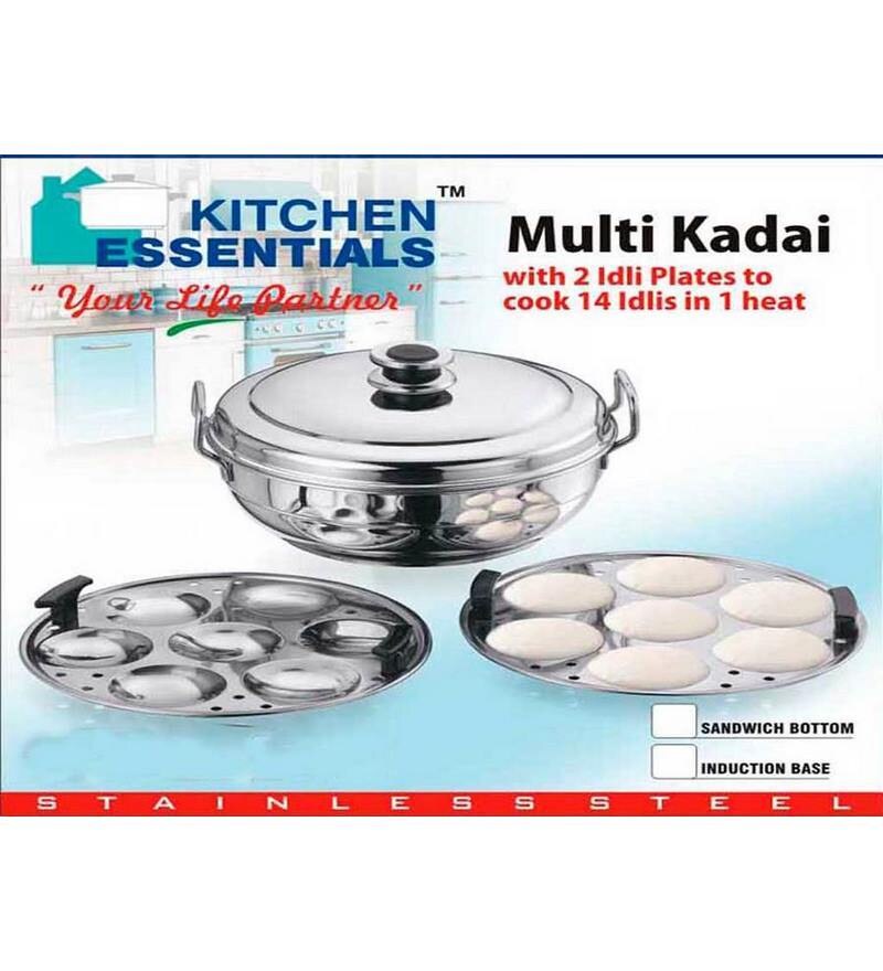 Buy Kitchen Essentials Stainless Steel Idli Maker 27 CM Online