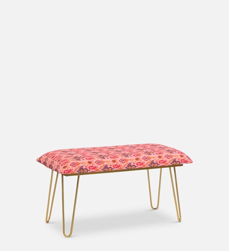 Buy Kitsch Bench Ikkat In Peach Colour by Chumbak Online Contemporary