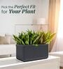 KIA TRA Grey 24 Inch German Polymer Round Plant Container