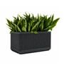 KIA TRA Grey 24 Inch German Polymer Round Plant Container