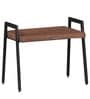 Kiaka Set of Two Tables in Premium Acacia Finish with Metal on Rent
