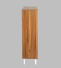 Kibo 12 Pair 2 Tier Shoe Cabinet In Lyon Walnut Finish
