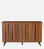 Kibo 12-Pairs Shoe Cabinet In Lyon Walnut Finish