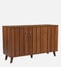Kibo 12-Pairs Shoe Cabinet In Lyon Walnut Finish