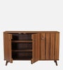 Kibo 12-Pairs Shoe Cabinet In Lyon Walnut Finish