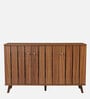 Kibo 12-Pairs Shoe Cabinet In Lyon Walnut Finish