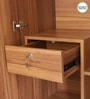 Kibo 2 Door Wardrobe In Lyon Walnut Finish With Drawer