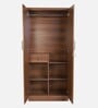 Kibo 2 Door Wardrobe In Lyon Walnut Finish With Drawer
