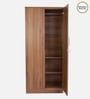 Kibo 2 Door Wardrobe In Lyon Walnut Finish With Drawer