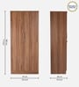 Kibo 2 Door Wardrobe In Lyon Walnut Finish With Drawer