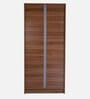 Kibo 2 Door Wardrobe In Lyon Walnut Finish With Mirror & Drawer