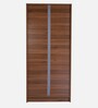 Kibo 2 Door Wardrobe In Lyon Walnut Finish With Mirror & Drawer