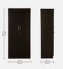 Kibo 2 Door Wardrobe In Wenge Finish With Drawer