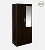 Kibo 2 Door Wardrobe In Wenge Finish With Mirror & Drawer