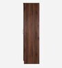 Kibo 2 Door Wardrobe in Columbia Walnut Finish with Mirror & Lock