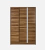 Kibo 3 Door Wardrobe In Lyon Walnut Finish With Drawer & Adjustable Shelves