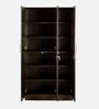 Kibo 3 Door Wardrobe In Wenge Finish With Adjustable Shelves