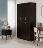 Kibo 3 Door Wardrobe In Wenge Finish With Adjustable Shelves