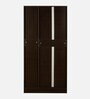 Kibo 3 Door Wardrobe In Wenge Finish With Adjustable Shelves