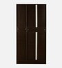 Kibo 3 Door Wardrobe In Wenge Finish With Adjustable Shelves
