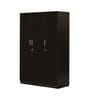 Kibo 3 Door Wardrobe In Wenge Finish With Adjustable Shelves