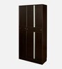 Kibo 3 Door Wardrobe In Wenge Finish With Adjustable Shelves