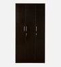 Kibo 3 Door Wardrobe In Wenge Finish With Adjustable Shelves