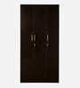 Kibo 3 Door Wardrobe In Wenge Finish With Adjustable Shelves